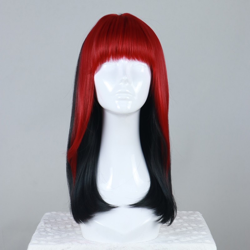 Cherry Crown | Black Synthetic Hard Front Wig